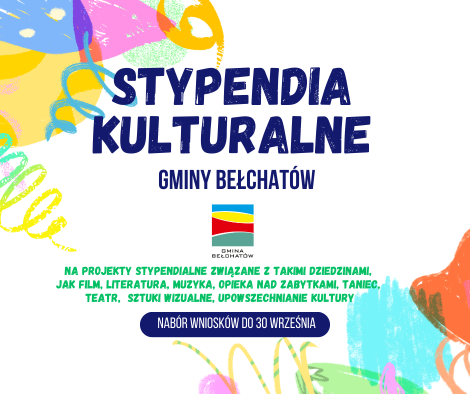 Ilustracja do informacji: Stypendia kulturalne Gminy Bełchatów - nabór wniosków do 30 września
