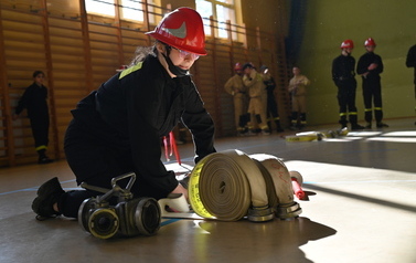 I Powiatowe Halowe Młodzieżowe Zawody Sportowo - Pożarnicze Łękawa 2026 221