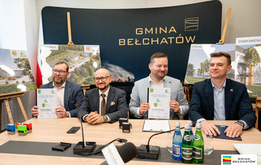 Podpisanie umowy na budowę blok&oacute;w SIM w Dobrzelowie 10