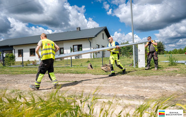 Budowa oświetlenia w Mazurach 10