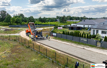 Budowa drogi betonowej w Kałdunach na ostatniej prostej 23