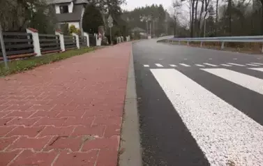 Droga w Oleśniku już po przebudowie 1