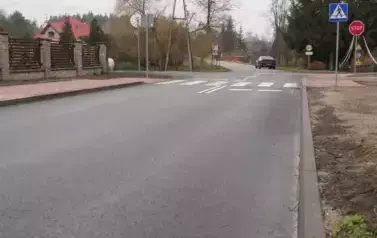 Droga w Oleśniku już po przebudowie 2