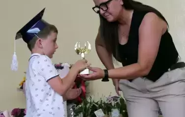 Zakończenie roku szkolnego w przedszkolu w Janowie 60
