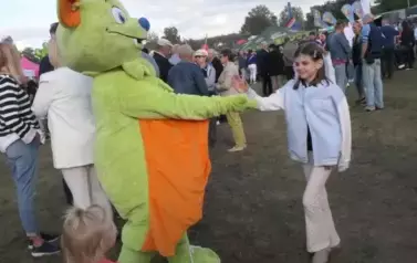 Dożynki Gminne w Oleśniku - Porębach 380