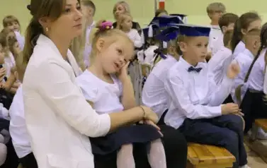 Ślubowanie pierwszak&oacute;w w Zespole Szkolno - Przedszkolnym w Łękawie 9