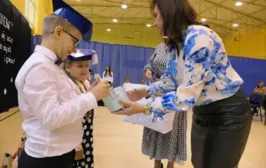 Ślubowanie pierwszak&oacute;w w Zespole Szkolno - Przedszkolnym w Łękawie 39