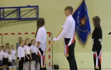 Ślubowanie pierwszak&oacute;w w Zespole Szkolno - Przedszkolnym w Łękawie 51