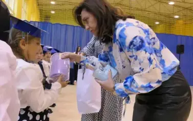 Ślubowanie pierwszak&oacute;w w Zespole Szkolno - Przedszkolnym w Łękawie 125