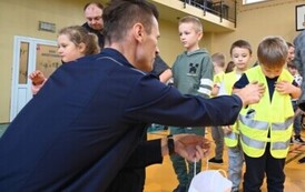 Odblaskowy Mikołaj w ZSP w Kurnosie Drugim 32