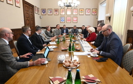 O inwestycji w strefie przemysłowej w Domiechowicach na spotkaniach w Ł&oacute;dzkim Urzędzie Wojew&oacute;dzkim i w Urzędzie Marszałkowskim w Łodzi 5