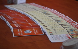 Przekazanie czujek czadu i dymu w KP PSP w Bełchatowie 2