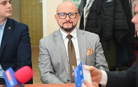 Przekazanie czujek czadu i dymu w KP PSP w Bełchatowie 4