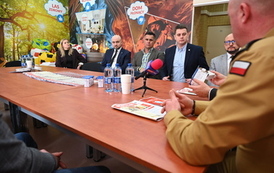 Przekazanie czujek czadu i dymu w KP PSP w Bełchatowie 7