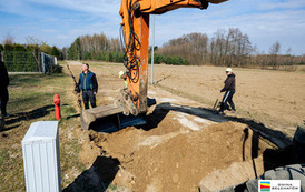 W Janinie trwa budowa drogi betonowej 7