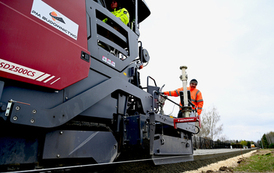 W Janinie trwa budowa drogi betonowej 25