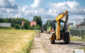 Budowa oświetlenia w Mazurach 13