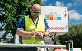 Budowa oświetlenia w Mazurach 18