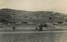 Borowska G&oacute;ra zajęta przez wojska niemieckie, początek września 1939 r. (źr&oacute;dło: prywatne archiwum dr Łukasza Politańskiego)