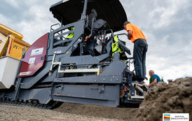 Budowa drogi betonowej w Kałdunach na ostatniej prostej 9