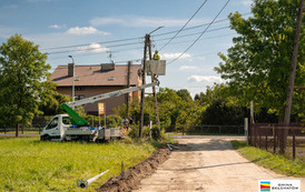 Budowa oświetlenia na tzw. ulicy "Bratkowej" w Dobrzelowie 27