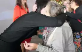 Gminna Wigilia dla senior&oacute;w w Hucie 13