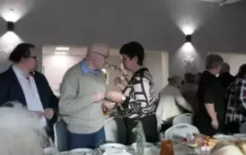 Gminna Wigilia dla senior&oacute;w w Hucie 24