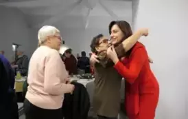 Gminna Wigilia dla senior&oacute;w w Hucie 32