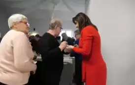 Gminna Wigilia dla senior&oacute;w w Hucie 33