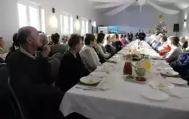 Gminna Wigilia dla senior&oacute;w w Hucie 41
