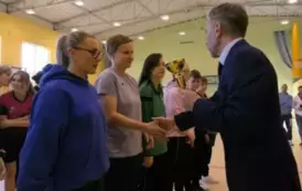 Mistrzostwa LZS Wojew&oacute;dztwa Ł&oacute;dzkiego w Halowej Piłce Nożnej Seniorek w Łękawie 19