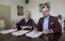 Rozbudowa ZSP w Kurnosie Drugim o salkę siłowni - podpisanie umowy i wizualizacje 6