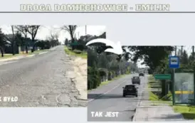 Przebudowa drogi Domiechowice - Emilin zakończona 18