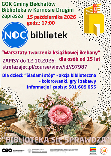 Noc Bibliotek w Kurnosie Drugim