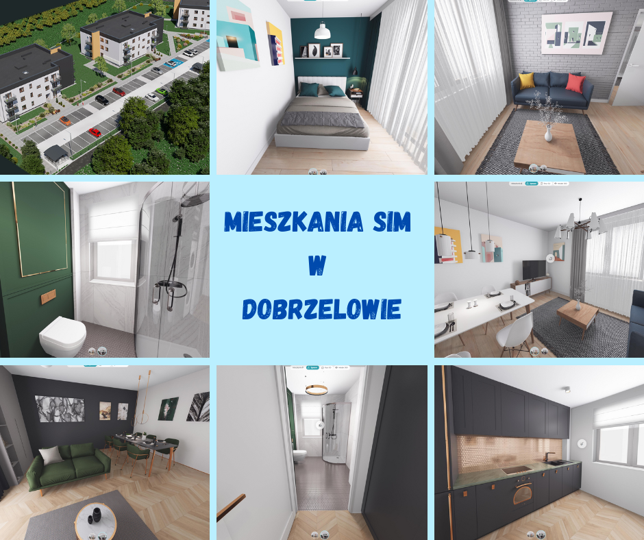 bloki sim w dobrzelowie wizualizacje