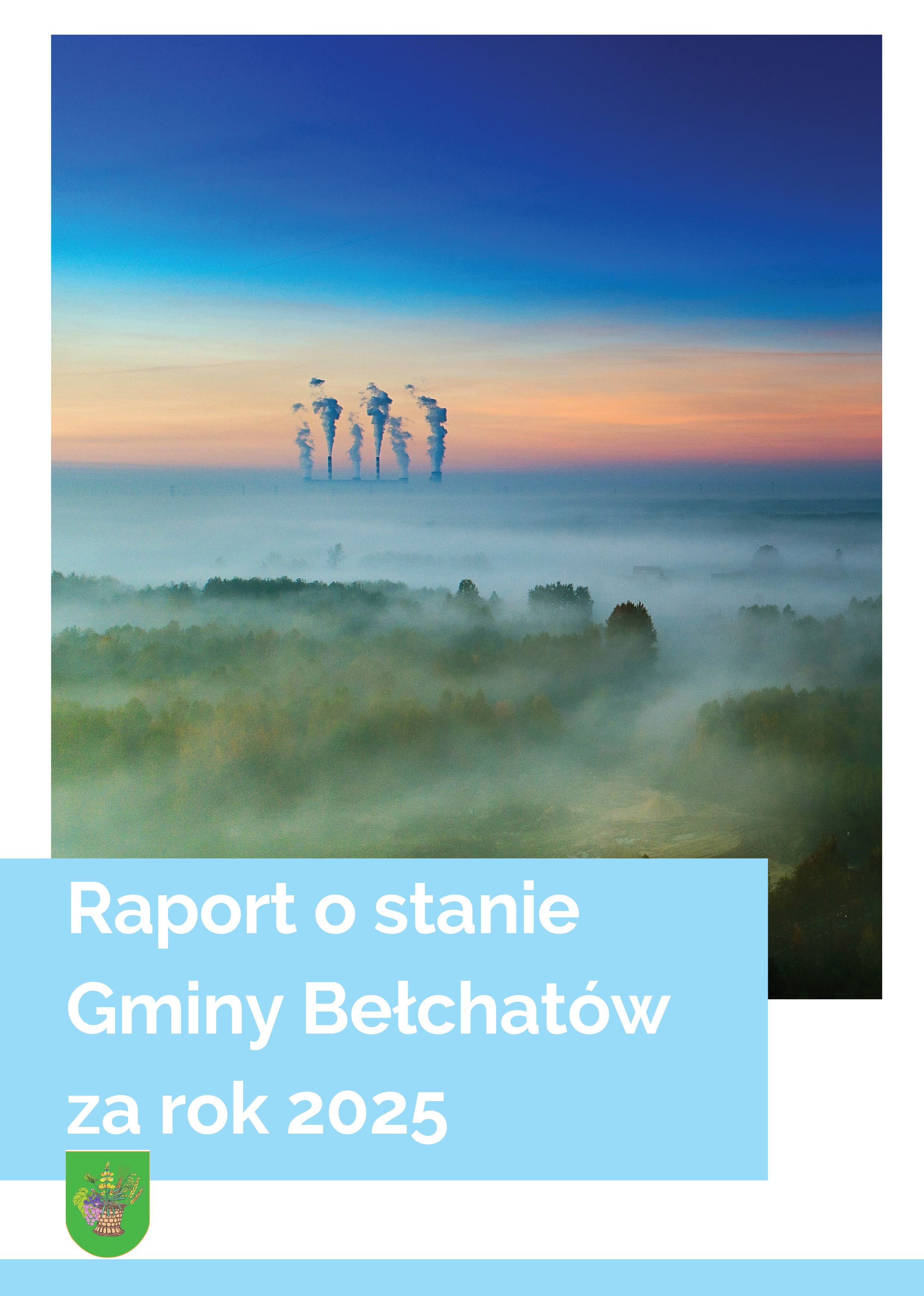 okładka raportu o&nbsp;stanie gminy bełchat&oacute;w za 2025 rok
