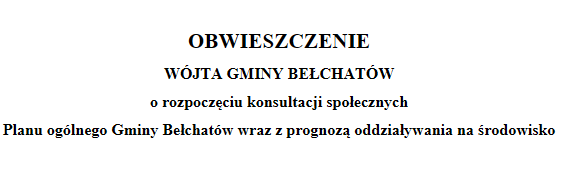 obwieszczenie plan ogólny