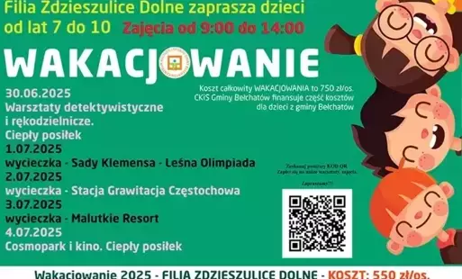 plakat wakacjowanie