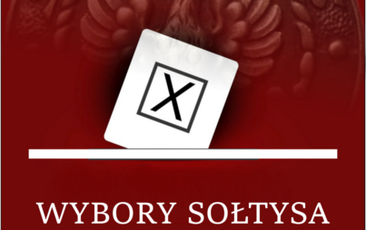 plakat z informacja o wyborach sołtysa w zwierzchowie
