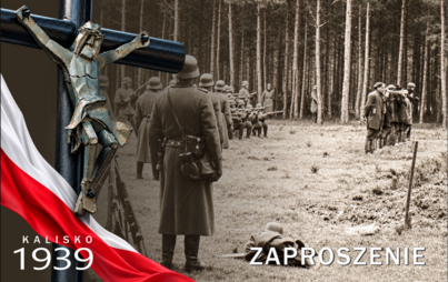 plakat informujący o uroczystościach w kalisku